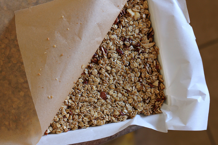 Maple Nut Granola Bars Press Maple Nut Granola Bars Press