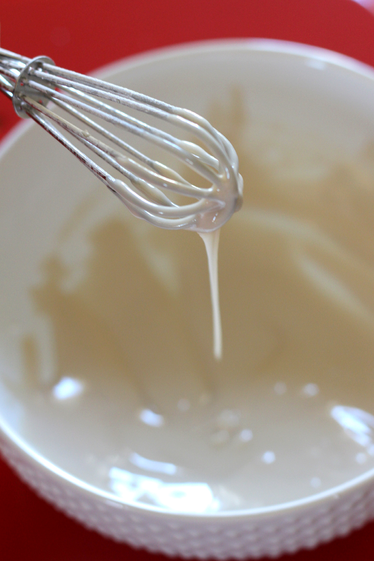 GingerMolassesIcingSmooth I added a teeny bit more rum to the ginger molasses cookie glaze and things were just right.