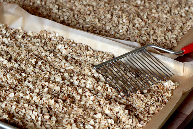 gluten free rolled oats toasting