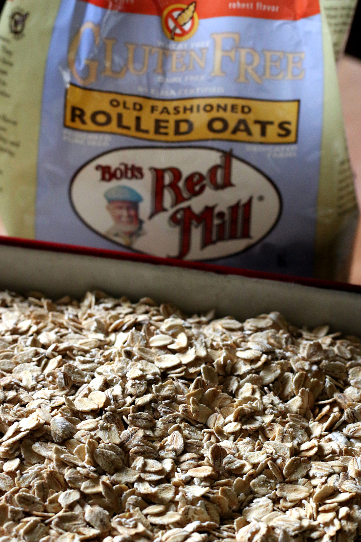 Bob's Red Mill Gluten Free Old Fashioned Rolled Oats. AlmondCherryCacaoGranolaBarsOatsGF