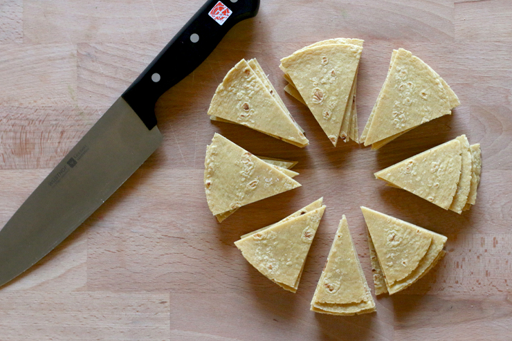 Baked tortilla chips Baked tortilla chips