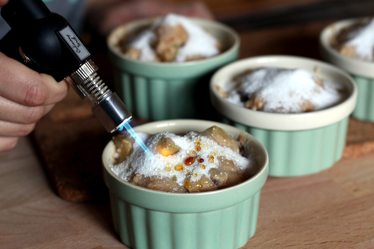 Torching the sugar Torching the sugar