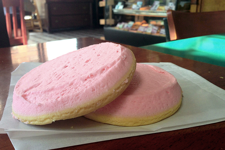 original Big Pink Cookies from Rocket Bakery