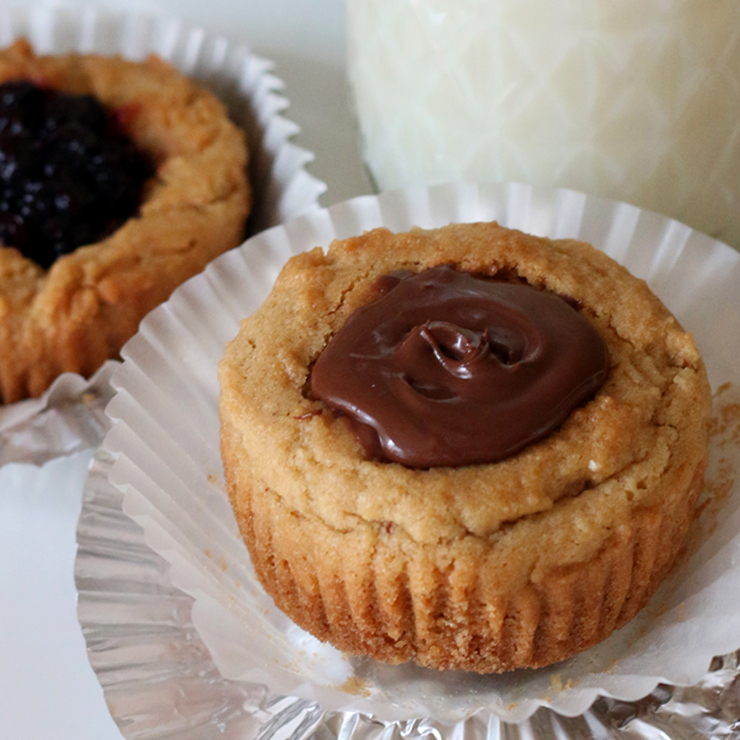 Peanut Butter Cookie Cups Nutella Peanut Butter Cookie Cups Nutella