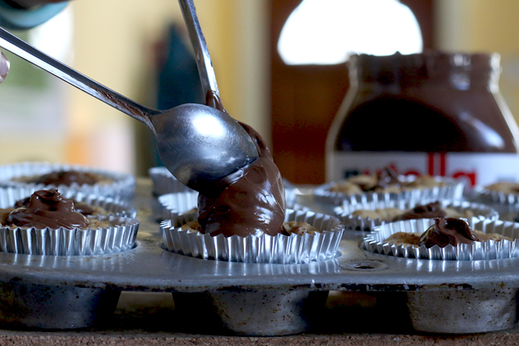 Peanut Butter Cookie Cups Nutella Filling Peanut Butter Cookie Cups Nutella Filling