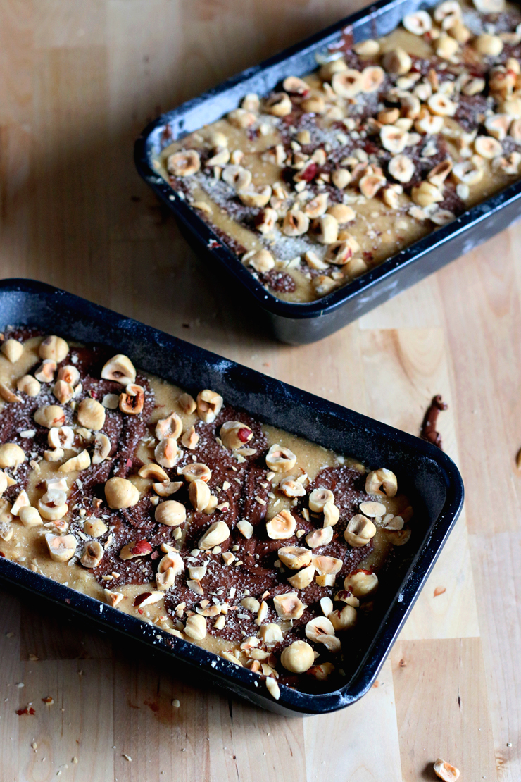 Banana Nutella Bread PreBake Banana Nutella Bread PreBake