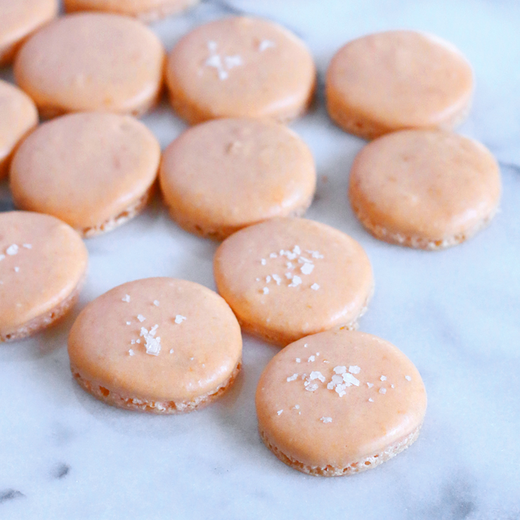 Salty Dog Macarons Shells Cooling Salty Dog Macarons Shells Cooling