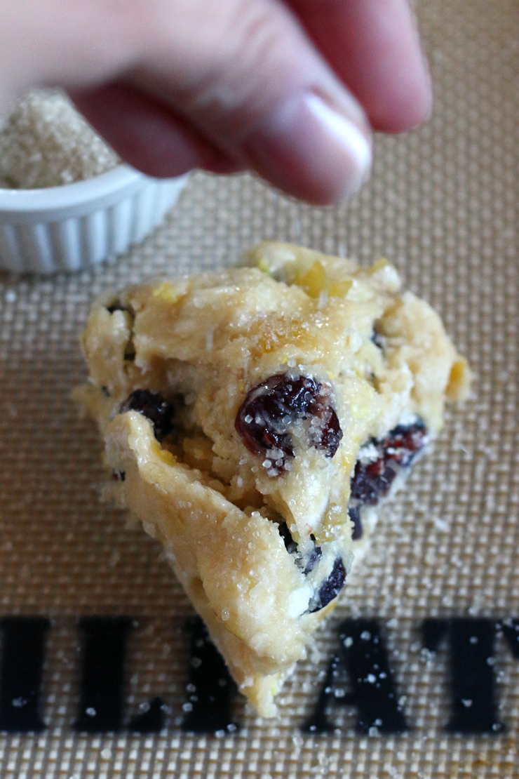 Sour Cherry Lemon Scones Sugar Sprinkle Sour Cherry Lemon Scones Sugar Sprinkle