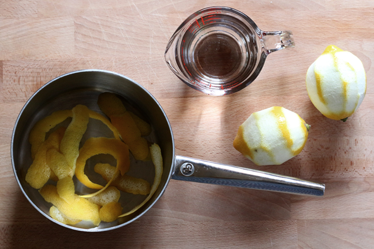 making candied lemon peel making candied lemon peel