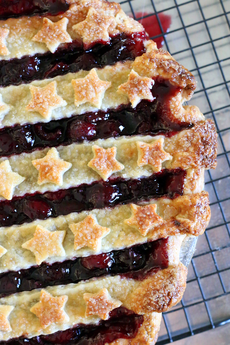 Cherry Bourbon Pie Close Crust Cherry Bourbon Pie Close Crust