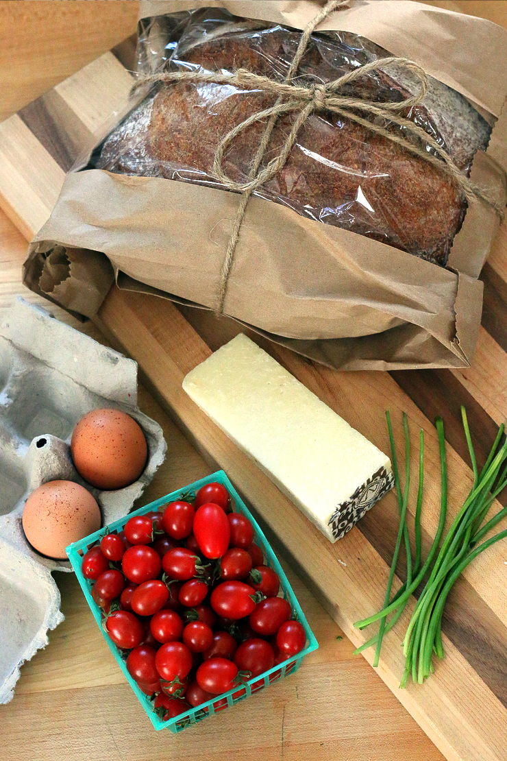 Eggs on a raft ingredients Eggs on a raft ingredients