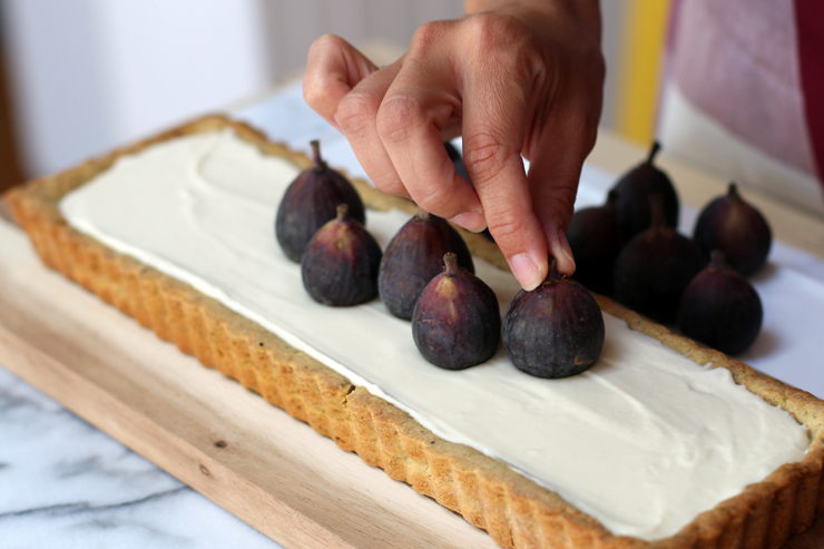 Fig Mascarpone Tart Fig Toppers