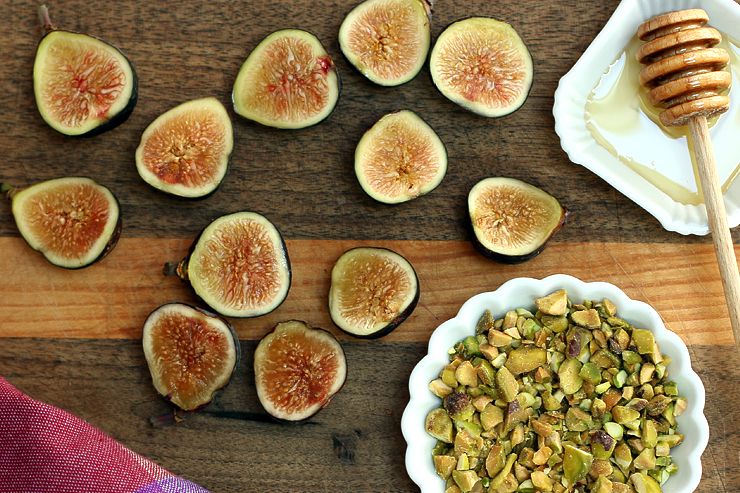 Figs for Fig Mascarpone Tart with Pistachio Black Pepper Crust