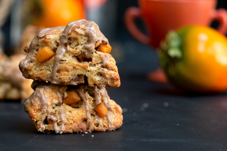Persimmon Cinnamon Scones set the tone for Fall. Persimmon Cinnamon Scones set the tone for Fall.