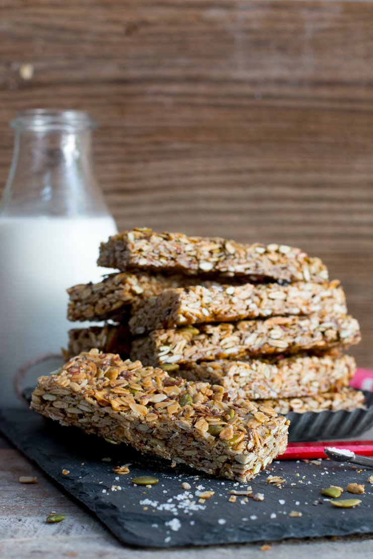 These Seedy Adventure Granola Bars are packed with energy.