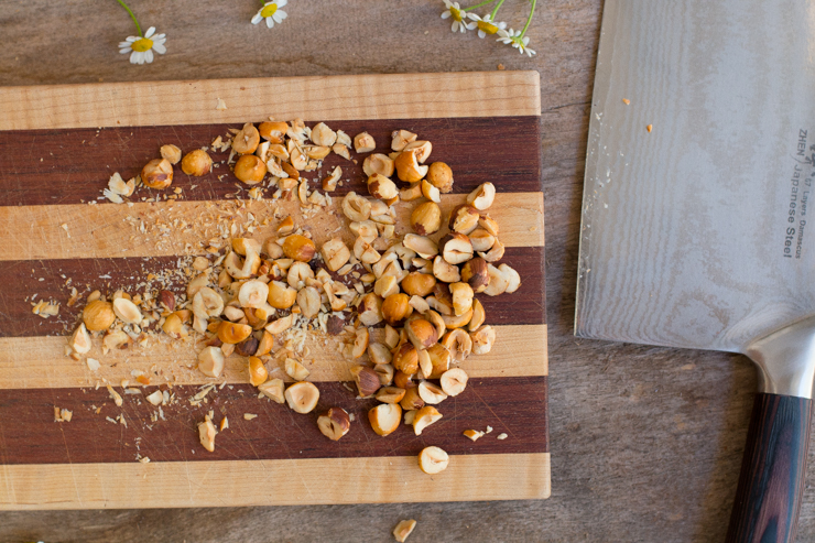roughly chopped hazelnuts for Goat Cheese Apple Hazelnut & Cajeta Crostini roughly chopped hazelnuts for Goat Cheese Apple Hazelnut & Cajeta Crostini