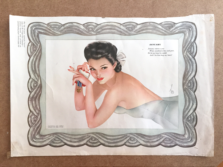 Vintage pinup - Miss January