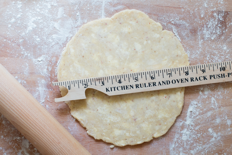 rolled galette dough