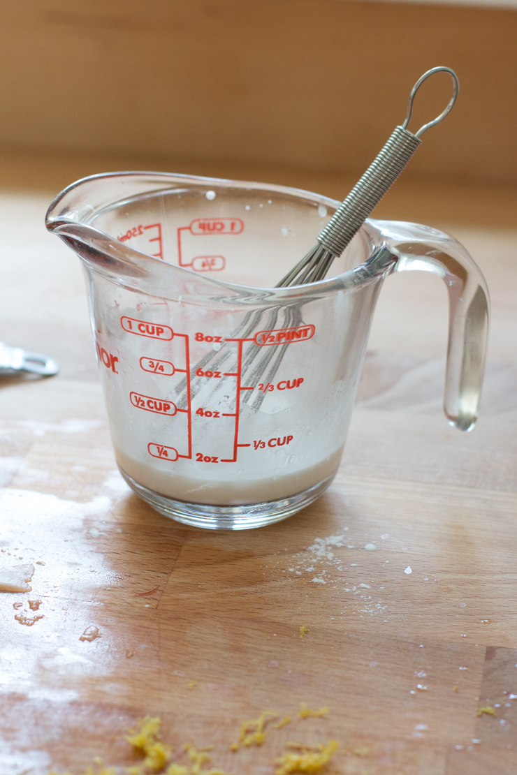 lemon juice and tapioca starch