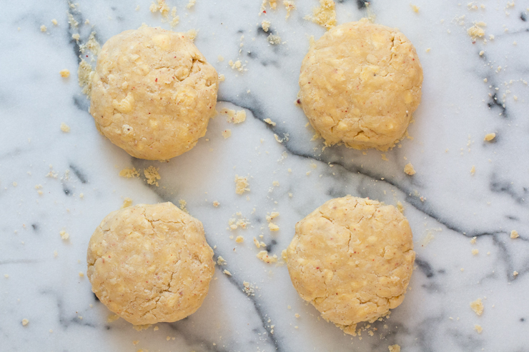 pink peppercorn galette dough disks