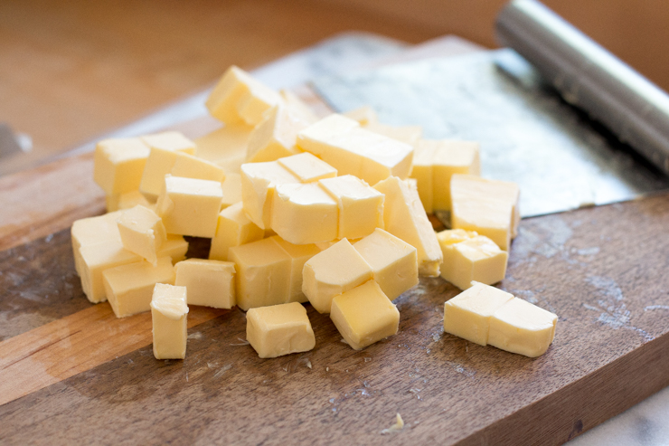 cube cold butter