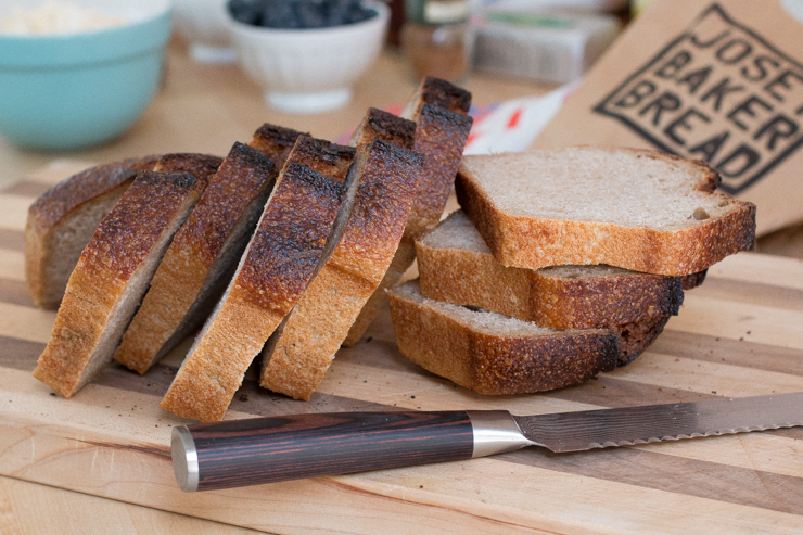 ¾"-1" thick slices of bread make the best French Toast