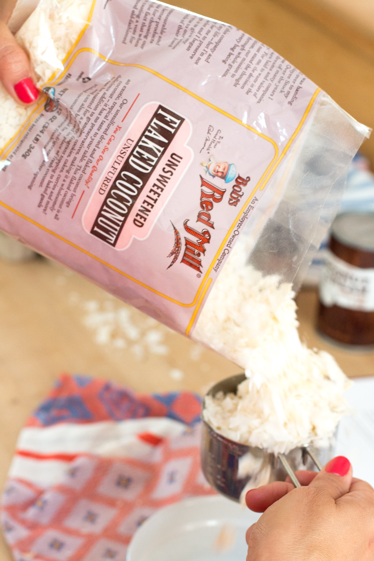 Unsweetened Flaked Coconut from Bob's Red Mill for french toast