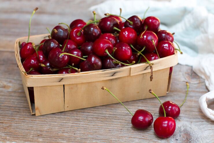 basket of cherries