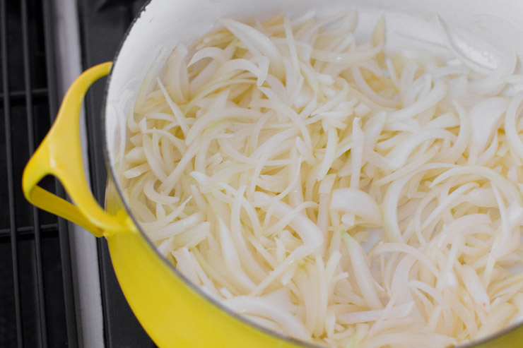 French Onion Gruyere Pear Galette
