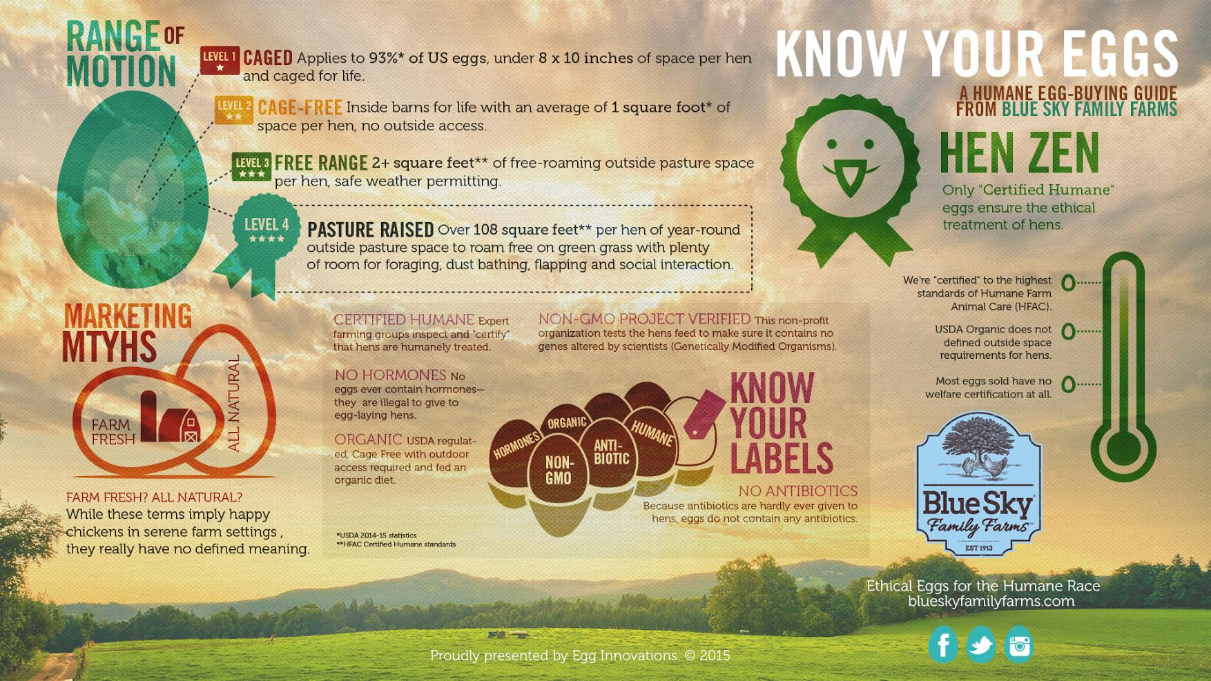 Know your eggs infographic