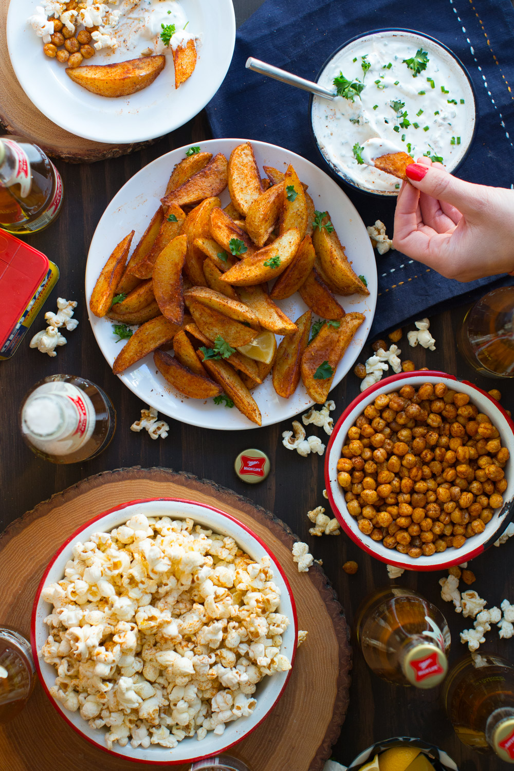 The snacking is real. Get in on this Old Bay Three Way.