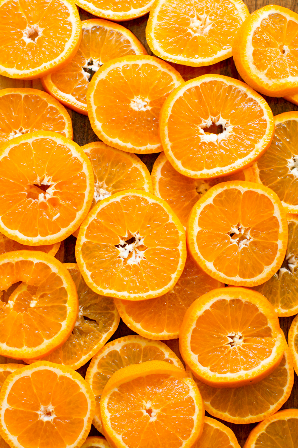 Sliced Ojai Pixie Tangerines