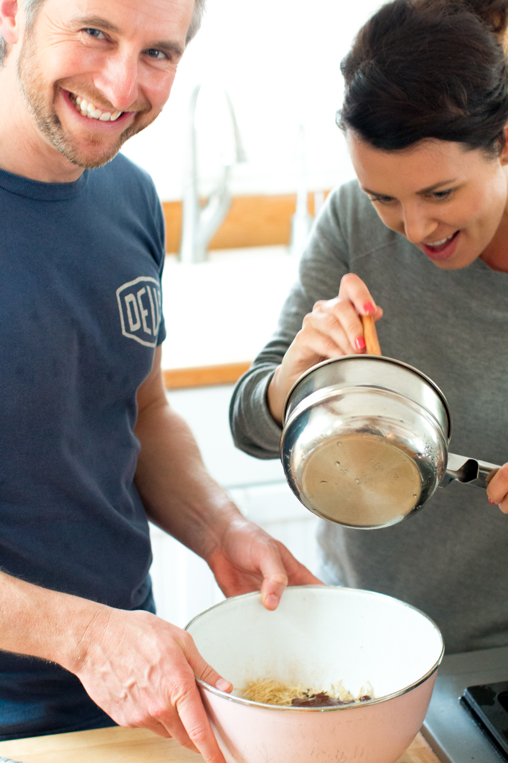 chocolate pour with Paul