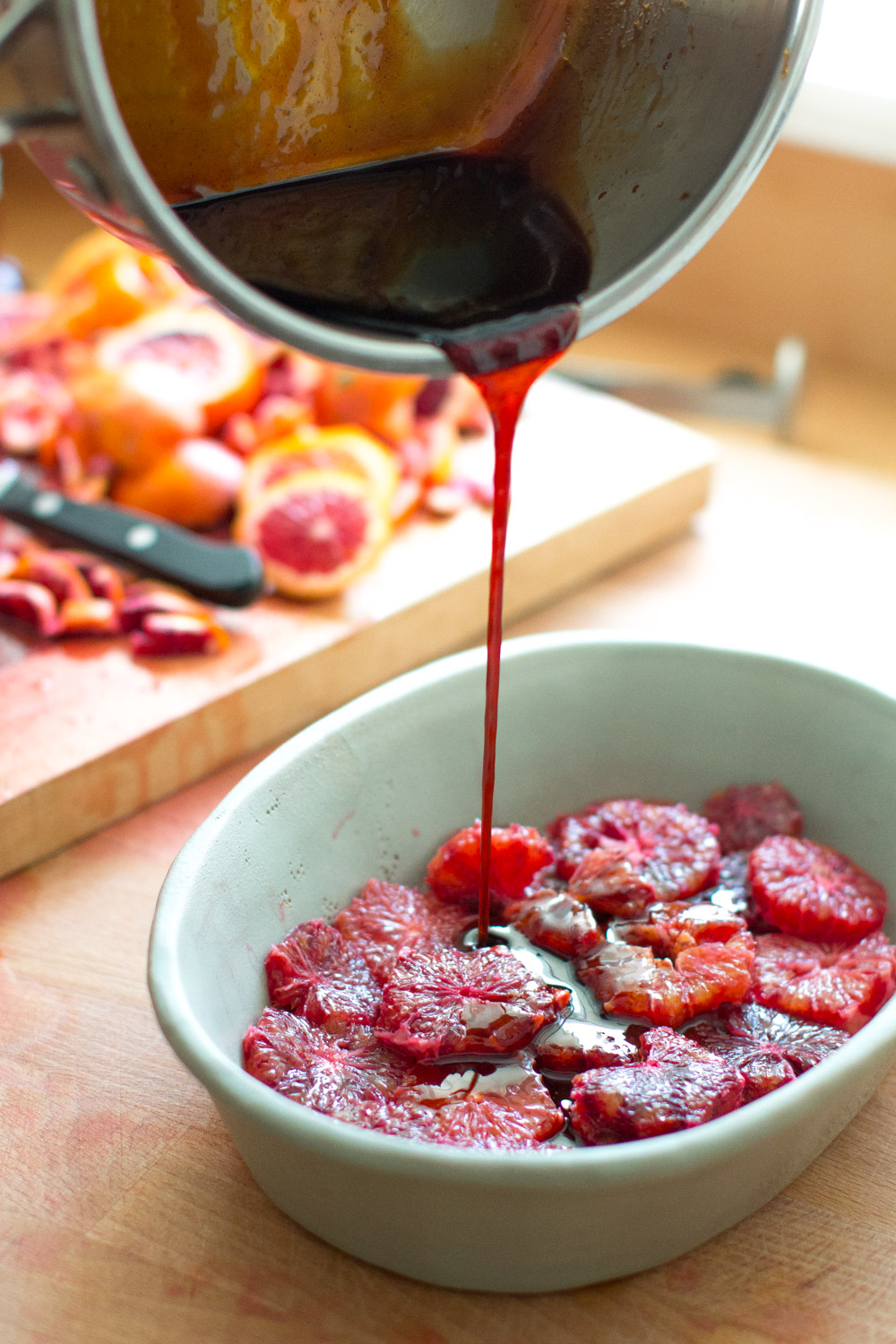 blood orange compote