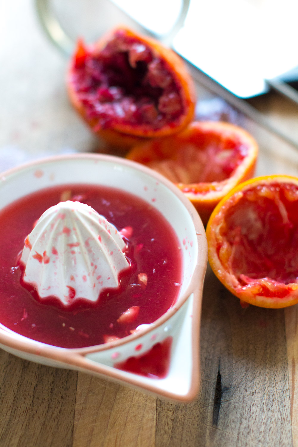 fresh squeezed blood oranges