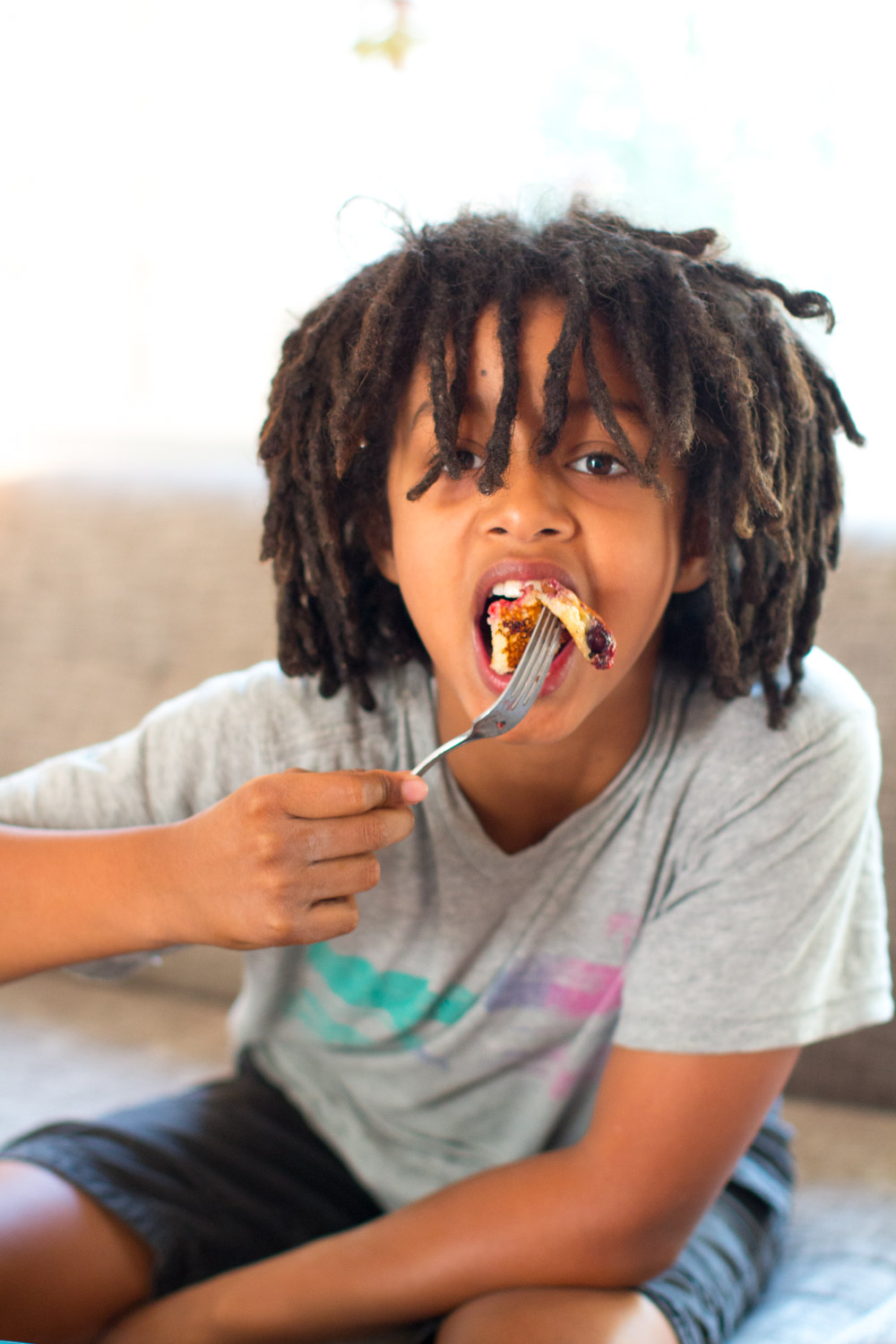 Ricotta Chocolate Chip Pancakes with Blood Orange Compote-25