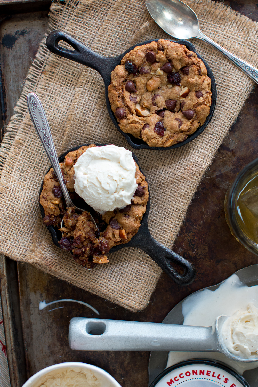 Oregon Trail Mini Skillet Cookies