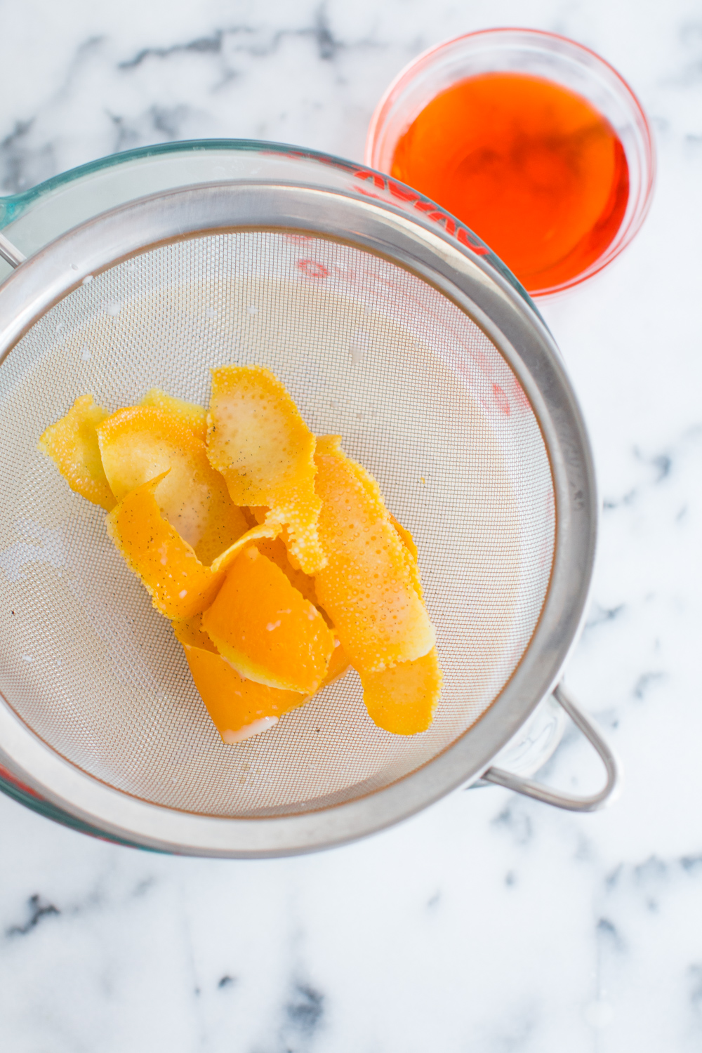 Aperol Spritz Panna Cotta strain