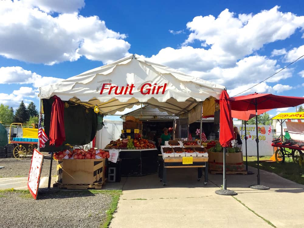 The Fruit Girl in Spokane Valley