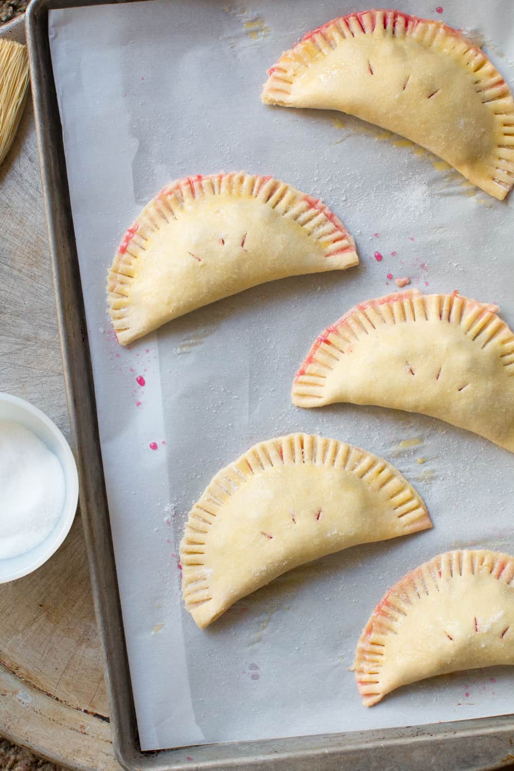 Huckleberry Hand Pies pre-bake