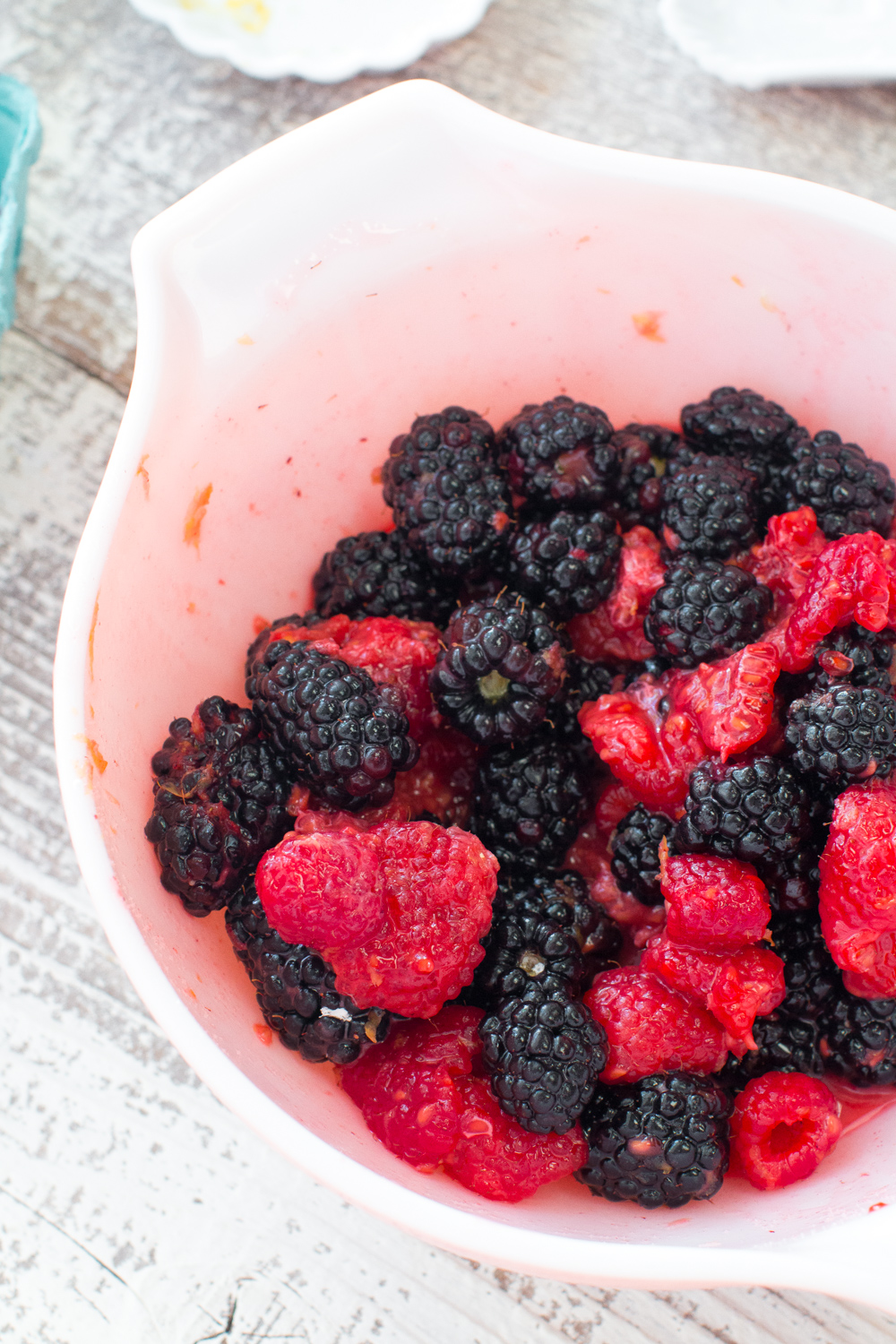 berries for Peach Berry Crisp