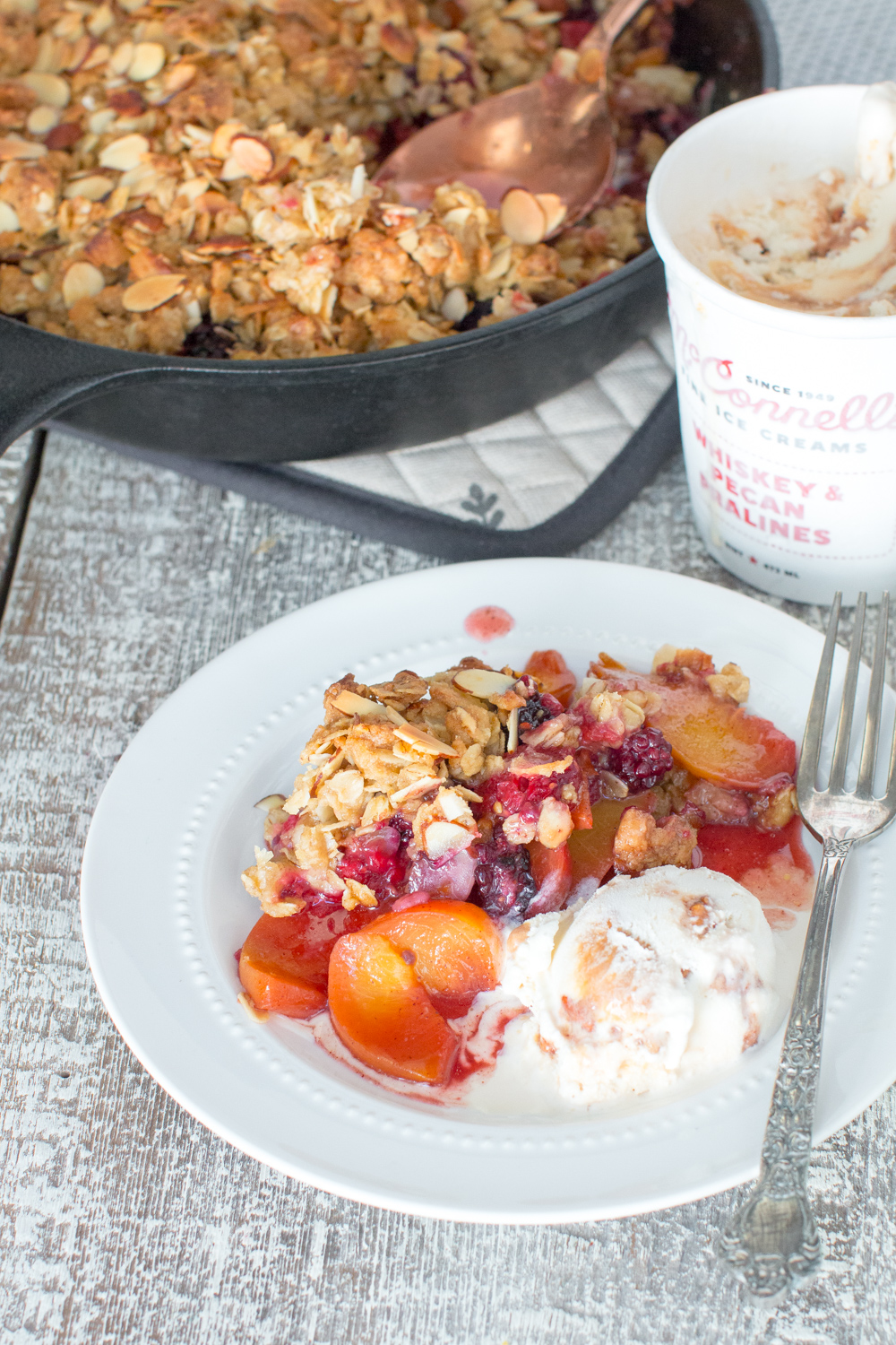 Peach Berry Crisp