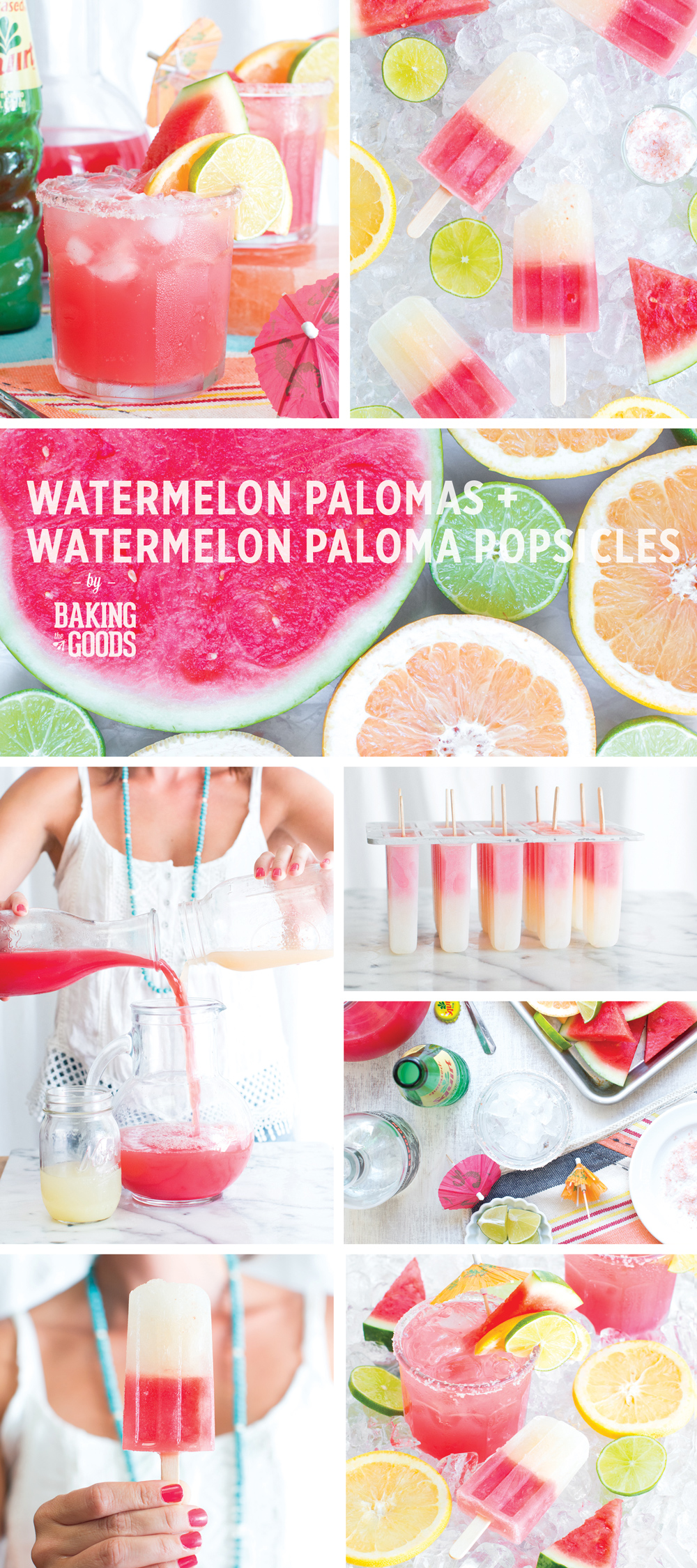 Watermelon Palomas And Watermelon Paloma Popsicles