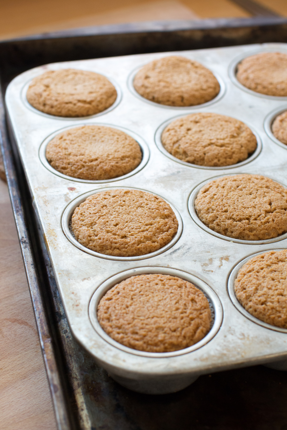 Nutella S'mores Cookie Cups just out of the oven