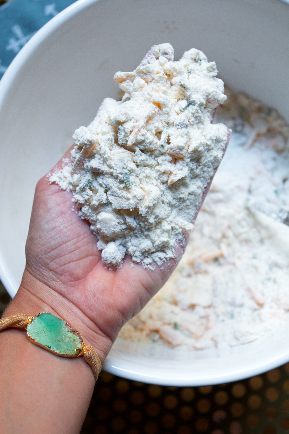 Smoked Cheddar Pancetta Scone crumbles