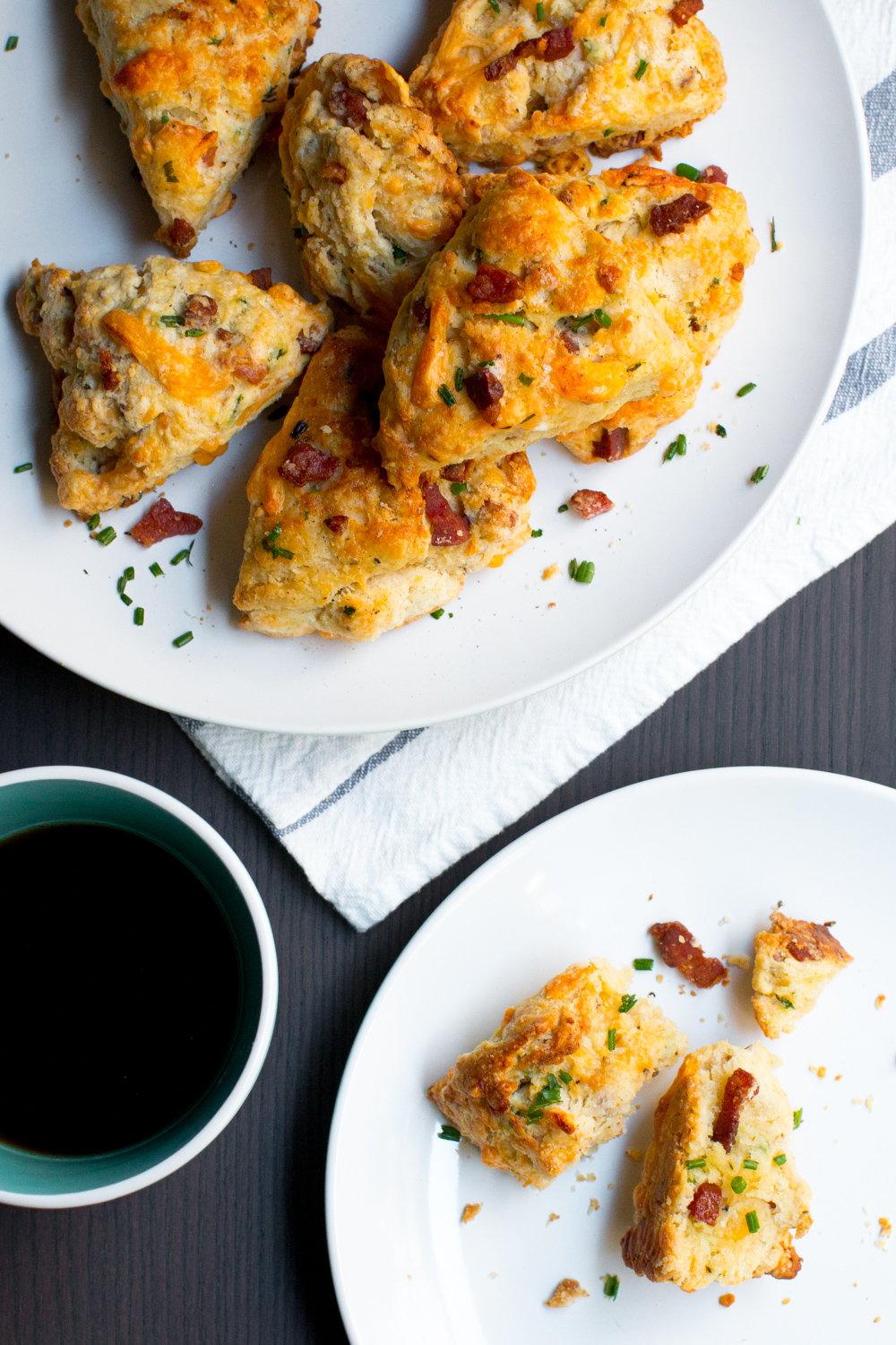 Cheddar Pancetta Scone nibbles