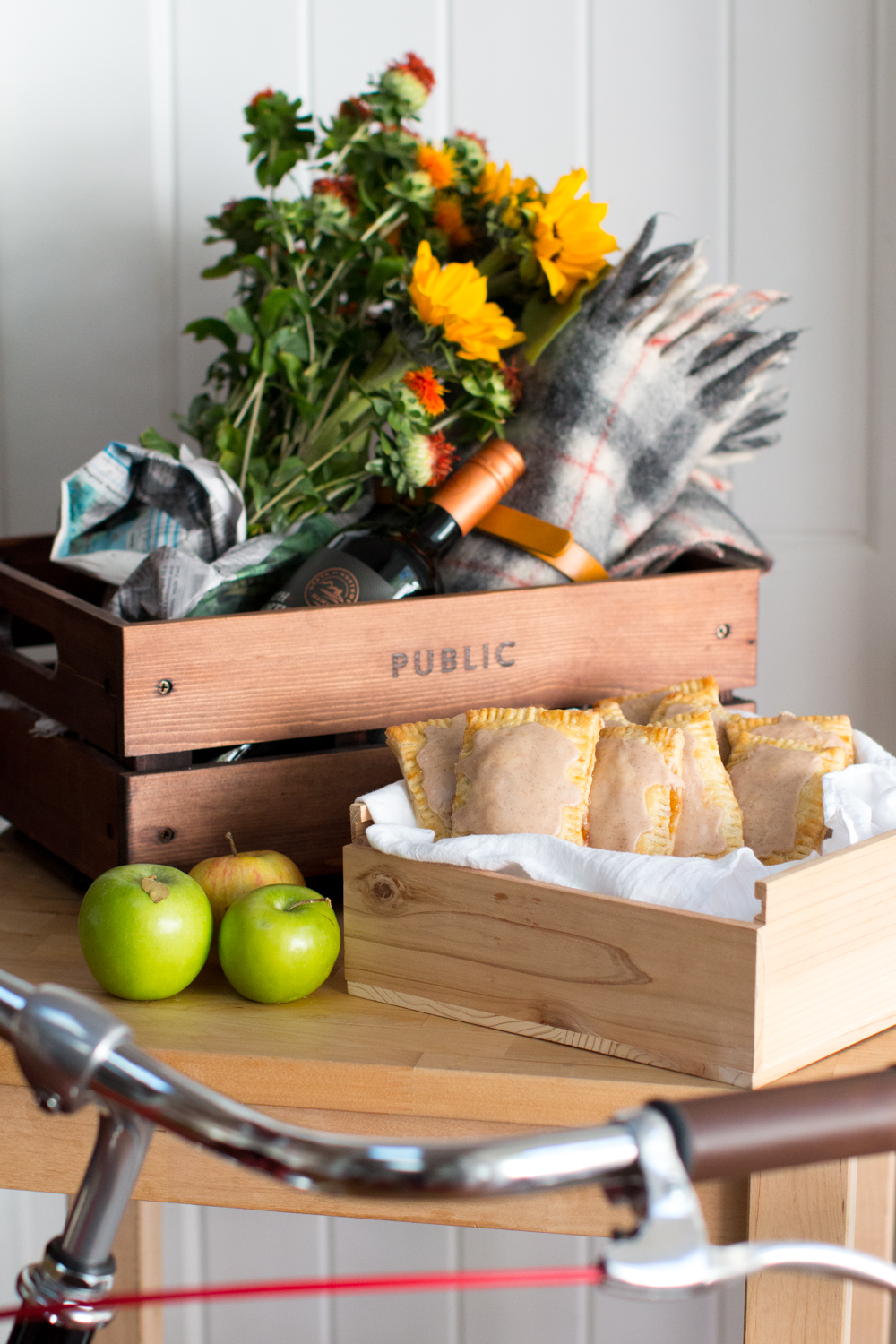 packing up those Maple Glazed Apple Cinnamon Pop Tarts