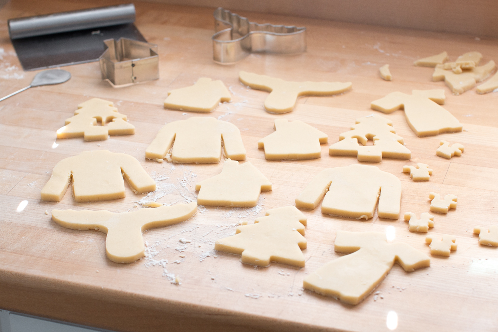 Christmas Movie Cookies cut