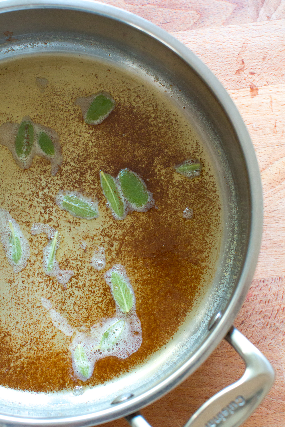 browned butter with sage