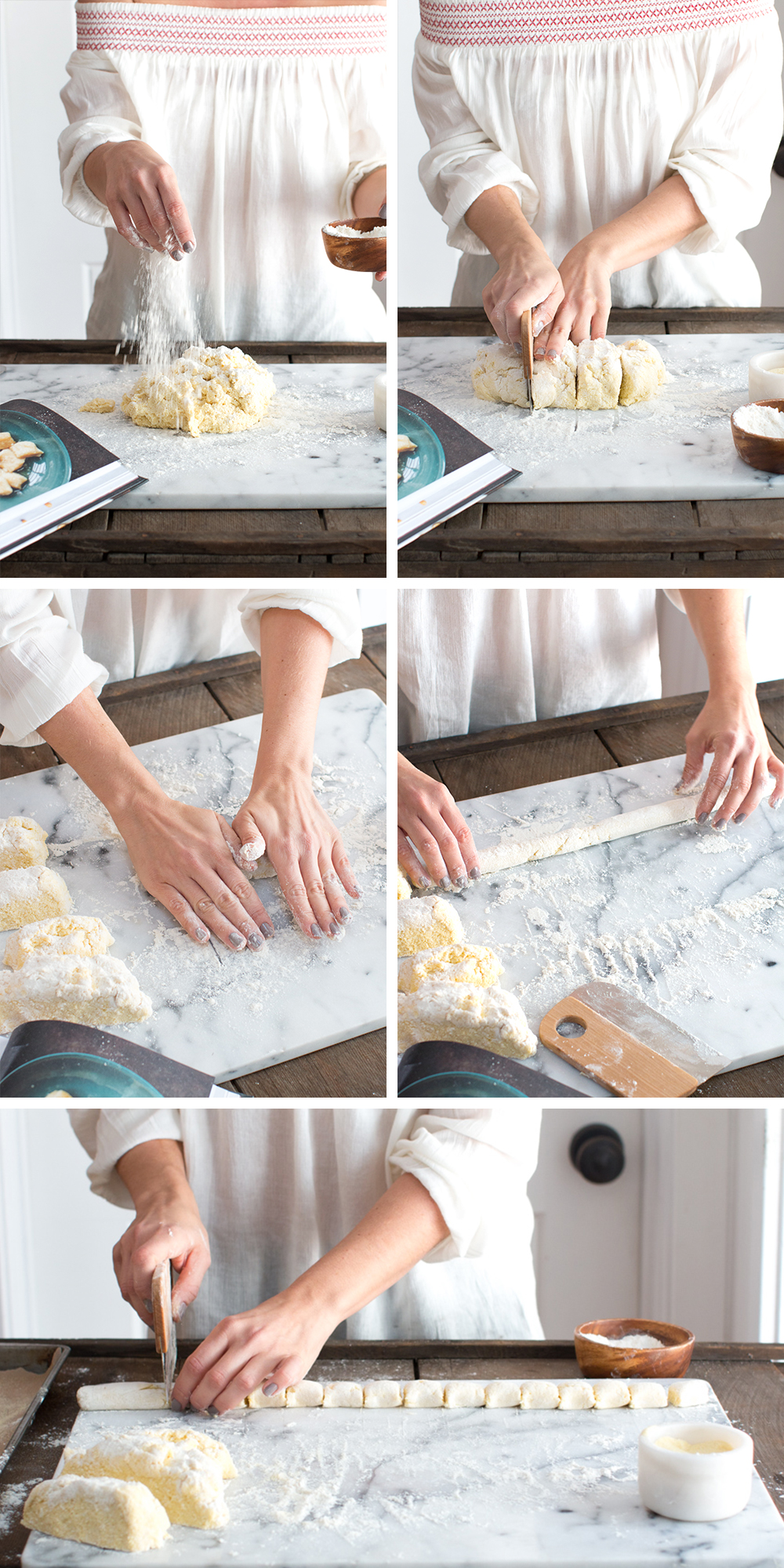 Shaping Browned Butter Mizithra Dunderi.